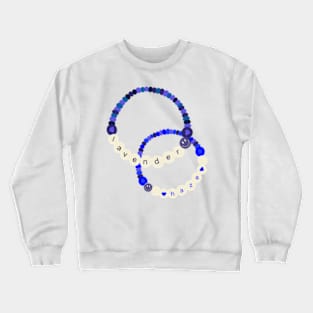 Lavender Haze Friendship Bracelet Crewneck Sweatshirt